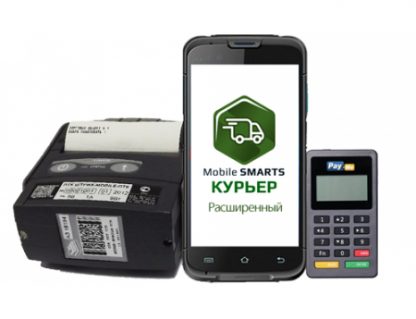Терминал Unitech EA600 ПО Mobile SMARTS: Курьер ККМ ШТРИХ-Mobile-Ф Пинпад